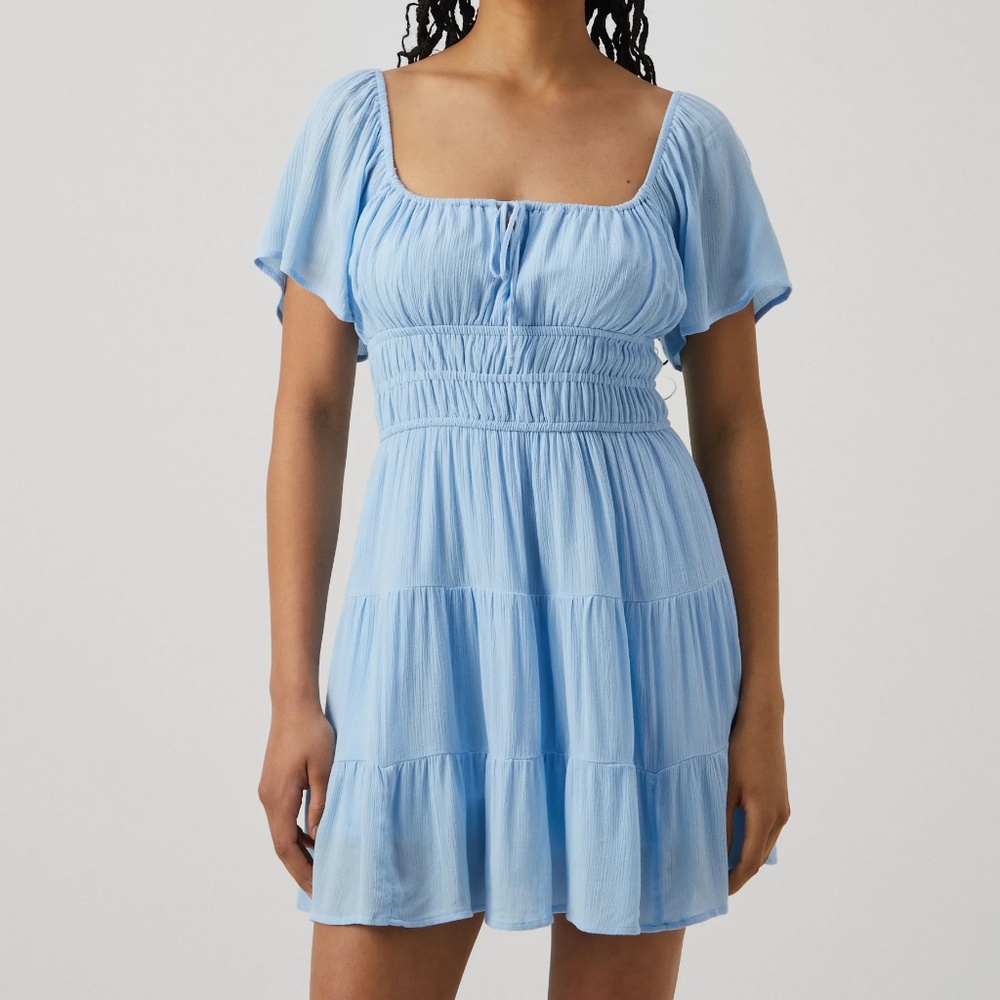 Open Back Channeled Skort Dress